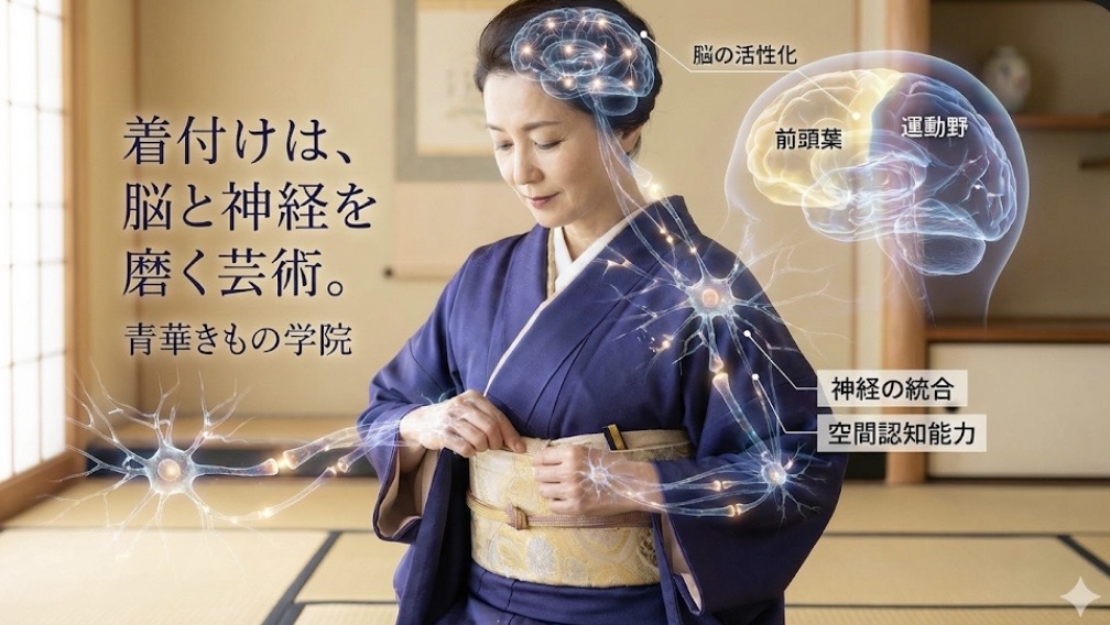 着付けは、脳と神経を繋げる技術。―『身体整う』知的な稽古